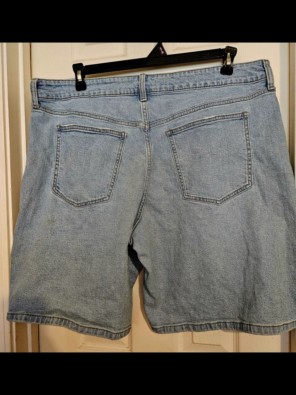 torrid Womens Light Blue Denim Jort Shorts